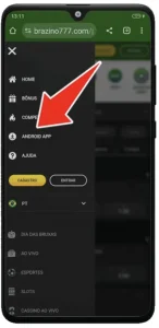 Cadastro Brazino777 app